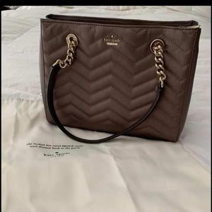Kate Spade dark silver purse